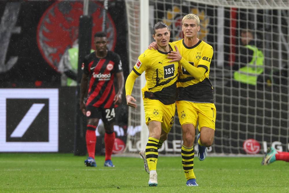 Dortmund durante jogo do Bundesliga